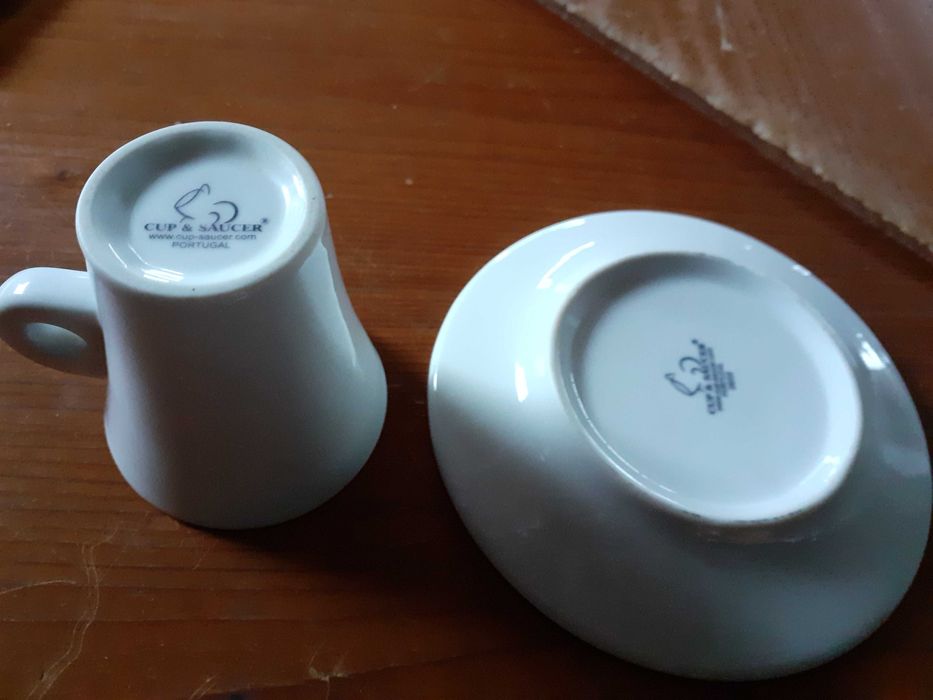 Chávenas de café de coleção