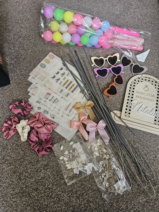 Dodatki na wieczór panieński ślub wesele