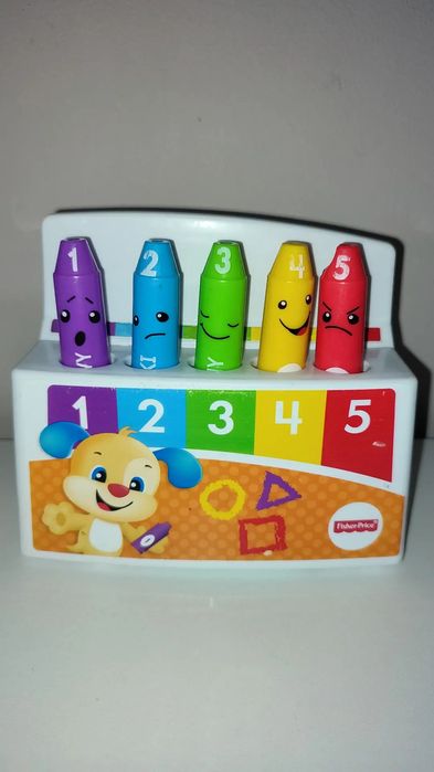 Fisher Price interaktywne uczące kredki