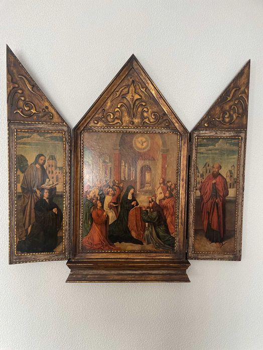 Quadro de arte sacra - Tríptico do Espírito Santo