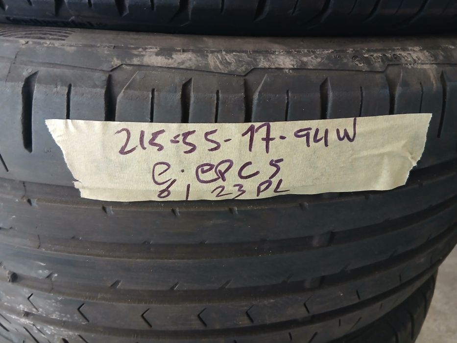 4 Pneus 215/55R17 Continental e Nexen