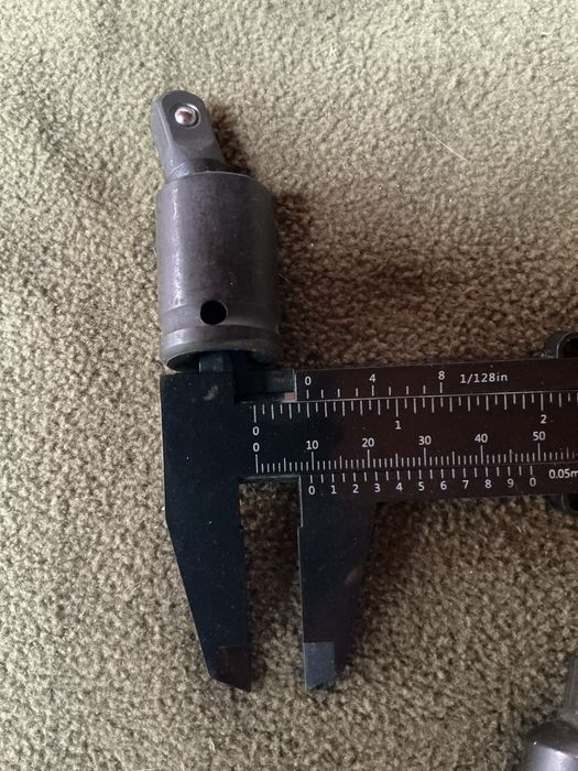 Комплект 2 шт перехідник карданчик адаптер квадрату 3/8 1/2 cr-va нові