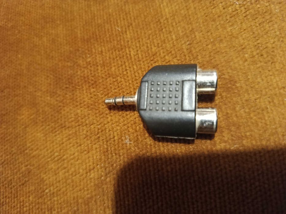 Adapter jack 3,5 mm-2 x cinch