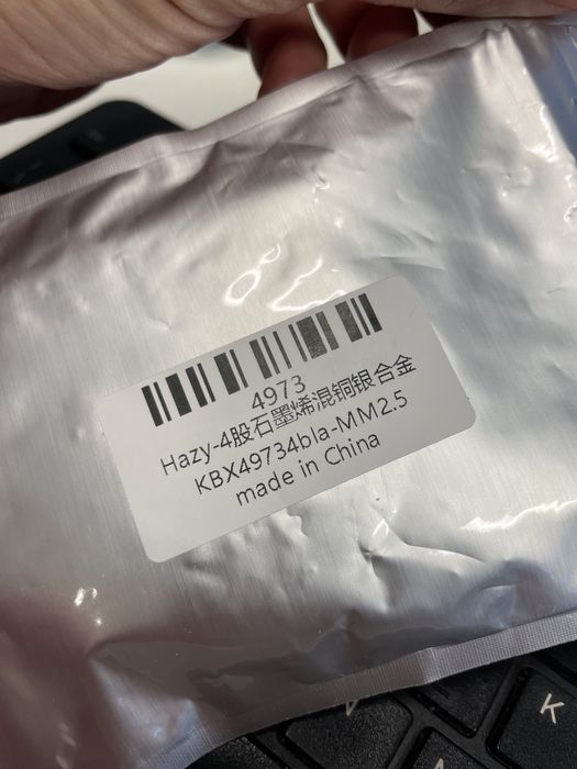 Cabo auriculares balanceado - ficha 2.5mm terminacao mmcx