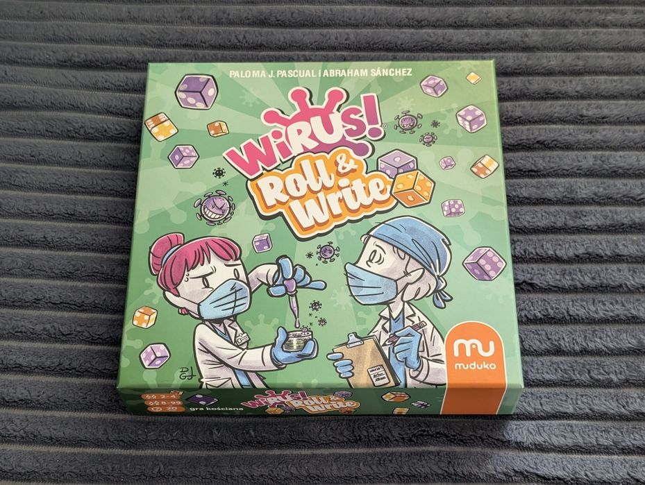 Wirus! Roll&Write gra planszowa