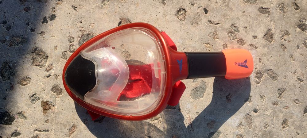 Маска полнолицевая для плавания (снорклинга)