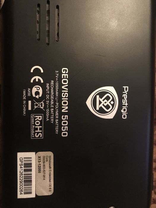 GPS Prestigio Geovision 5050.
