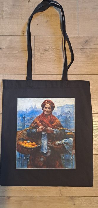 Torba z nadrukiem reprodukcji Żydowki z pomarańczami, nowa
