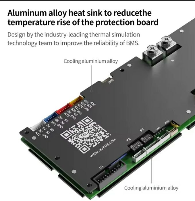 Плата JK BMS PB2A16S20P, версія  V19 + дисплей 3,2"