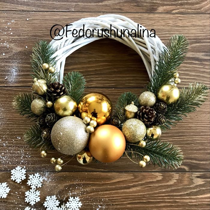 Вінок різдвяний на двері