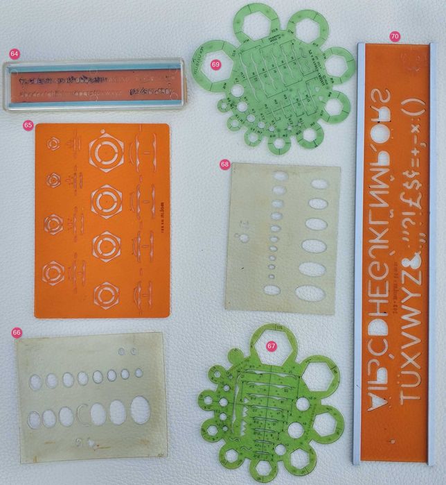 Escantilhões de desenho técnico