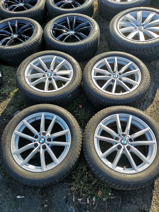 Komplet kół zimowych 5x112 BMW Audi VW 225/50/17 Goodyear 7,2mm 2022r