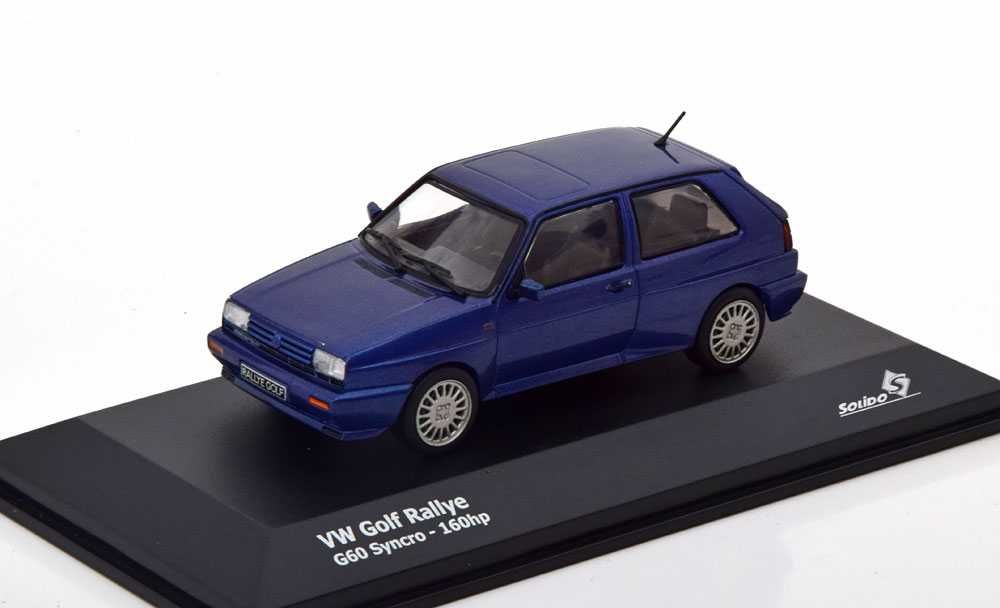 VW Golf II G60 (azul ou vermelho) 1989 1/43 - Solido