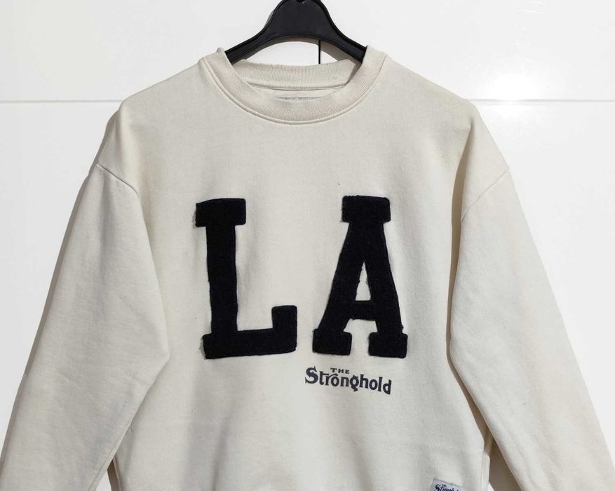 Bluza Bawełniana Śmietanowa LA The Stronghold |R. XS