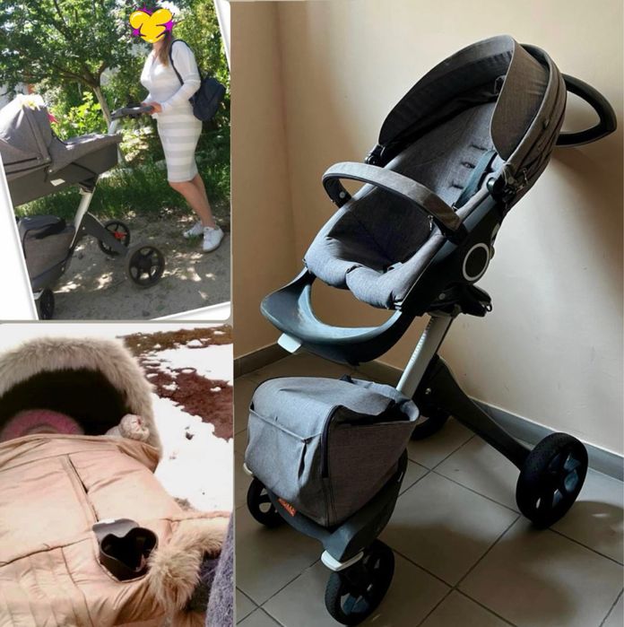 Дитяча коляска Stokke 2 в 1 оригінал після однієї дитини