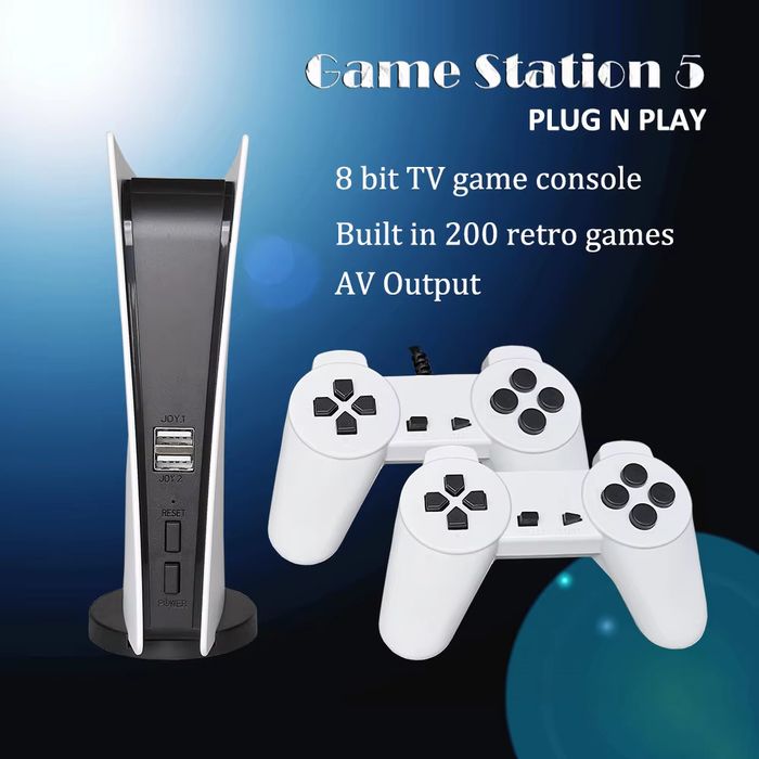 Consola Retro 8 Bit. Game Box Com 200 Jogos