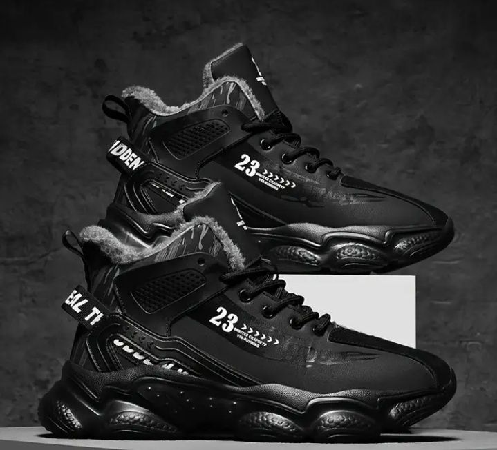 38,5р./24,5 см Зимові кросівки черевики на хутрі, підліткові хлопчику