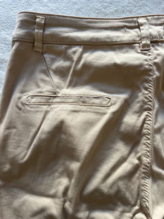 Calça chino bege Bershka