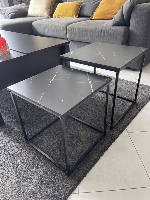 Set 2 mesas de apoio