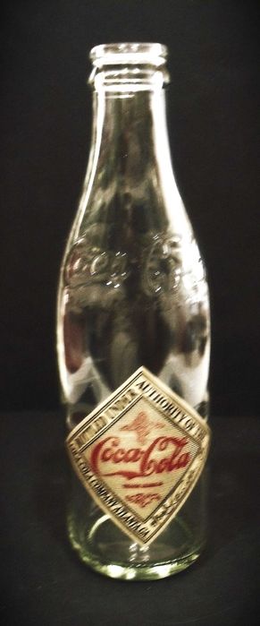 Coca Cola - garrafa antiga comemorativa dos 120 anos da Coca Cola