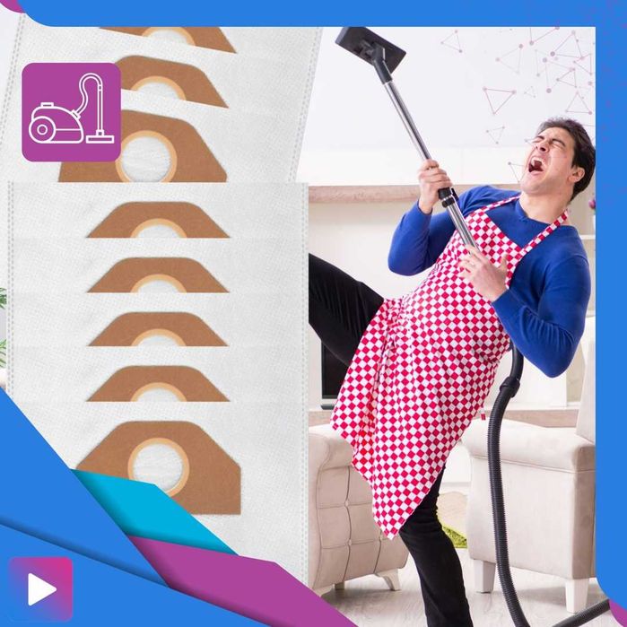 10x Worki i Filtr do Odkurzacza Karcher WD3 SE4001 WD2 PLUS KWD3 V-17