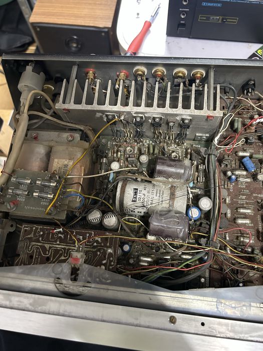 Wzmacniacz Amplituner Unitra Tosca 303 Bardzo Dobry Stan Przestrojona