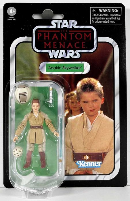 Hasbro Star Wars Vintage Collection Anakin Skywalker VC80 | 9,5 Cm Actionfigur Aus The Phantom Menace | Mit 4 Zubehörteilen, Für Sammler & Kids Ab 4