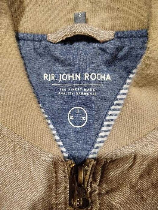 Льняная бежевая куртка бомбер лен John Rocha