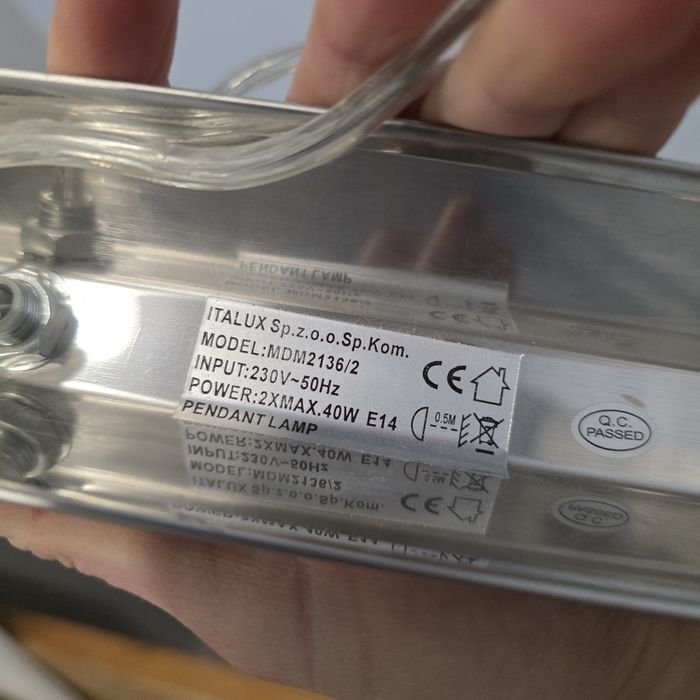 Żyrandol Lampa sufitowa kinkiet led glamour