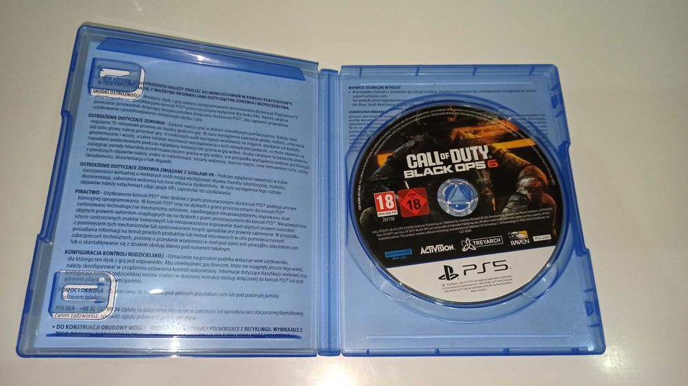 ps5 CALL OF DUTY BLACK OPS 6 PL po polsku okładka polska najlepszy COD