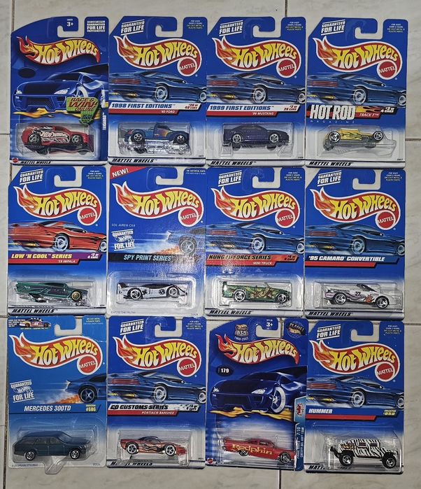 Lote hotwheels antigos