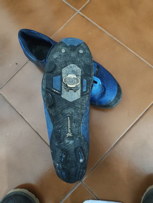 Shimano XC5 (XC501) Azul - Tam. 45 - Sola Michelin