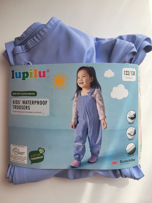 Штани грязепруф дівчинка 122/128см Lupilu