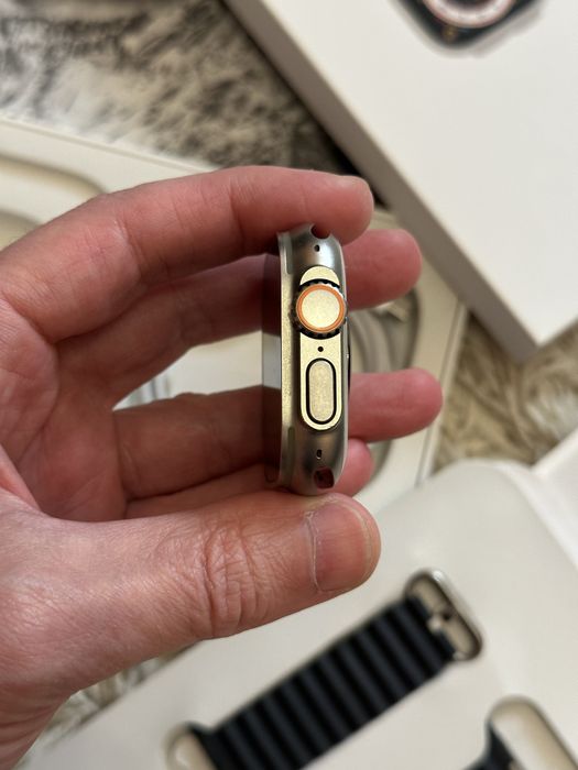Apple Watch Ultra 1 Titanium 49 mm смарт часы чистый айклауд