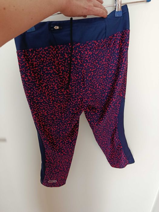 Legginsy rybaczki Kalenji na siłownię, rower M 38