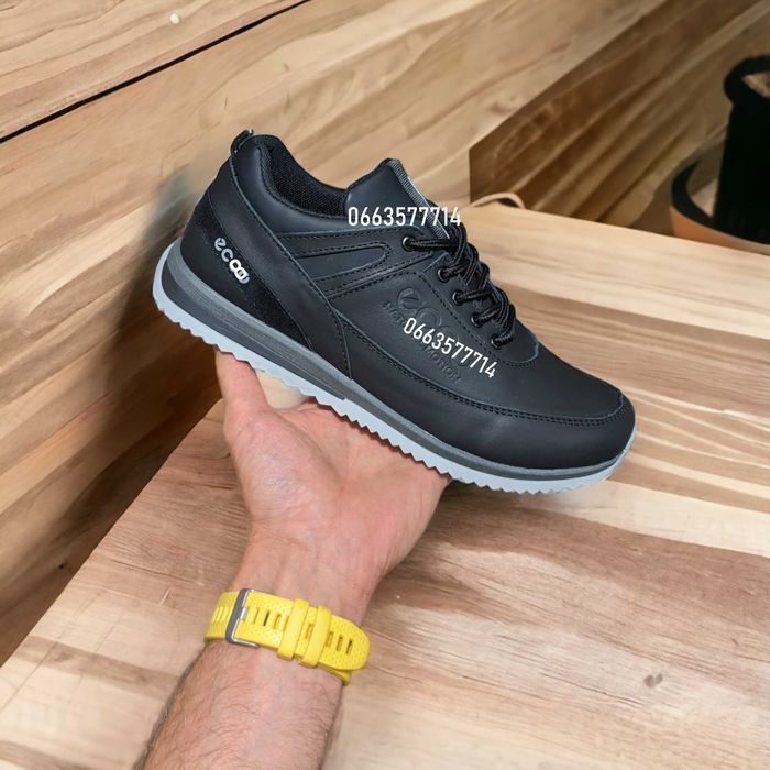 Чоловічі кросівки з натуральної шкіри Осінь кроссовки мужские кожаные