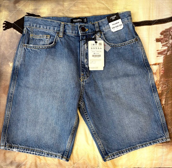 Продам новые мужские джинсовые шорты PULL&BEAR