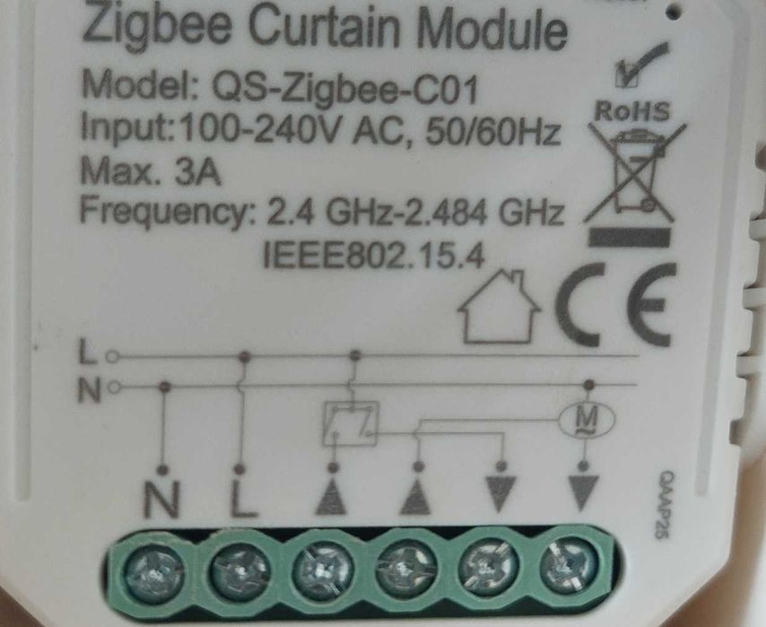 Sterownik Zigbee Curtain Module