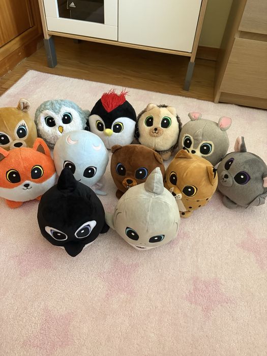 Conjunto de 12 peluches