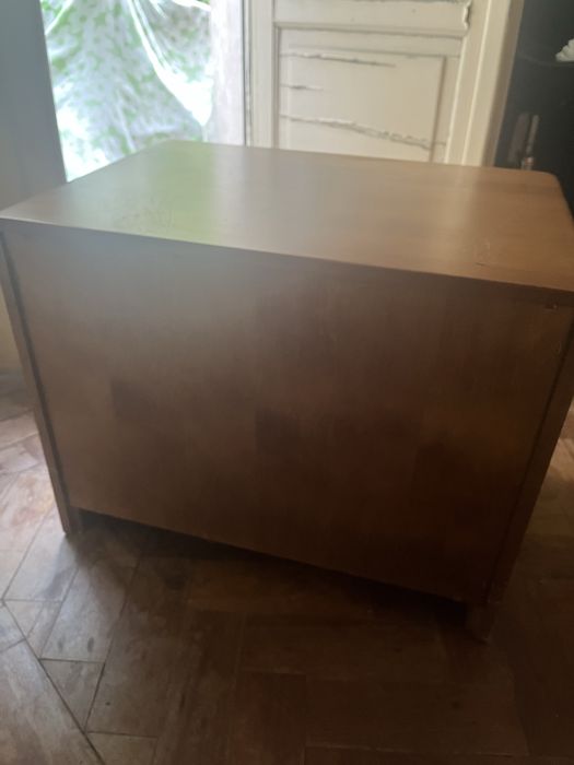 Mesa de Cabeceira em Madeira (53cm Largura) – 2 Gavetas
