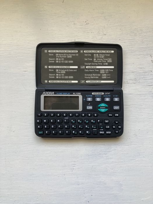 Agenda eletronica vintage