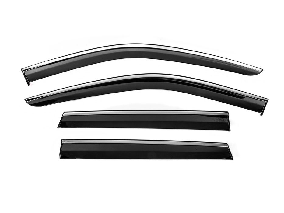 Jeep Grand Cherokee WK2 2010-2021 Вітровики з хромом Niken (4 шт)