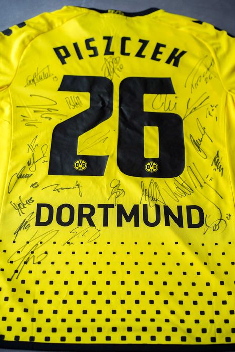 Piszczek, Lewandowski koszulka z autotiografami BVB 09, 2010-11