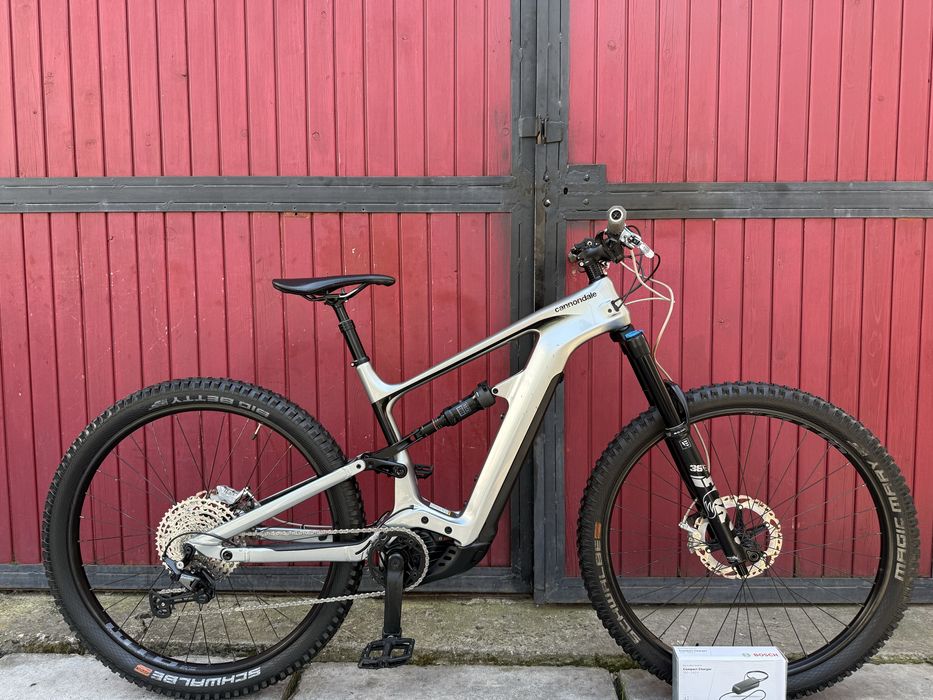Велосипед Карбоновий двухподвес електро Cannondale Habit Neo 29