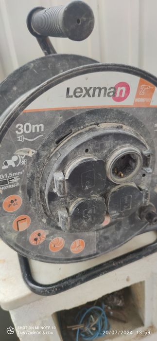 Carrinho Bosch até 120kg+Extensão 30 metros estanque /Terra