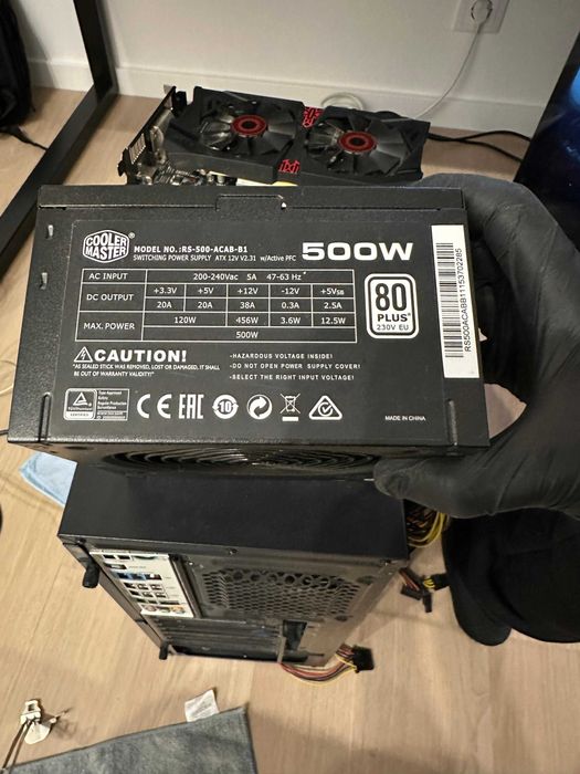 Power Supply - Cooler Master 500W 80+ Gold - Usada