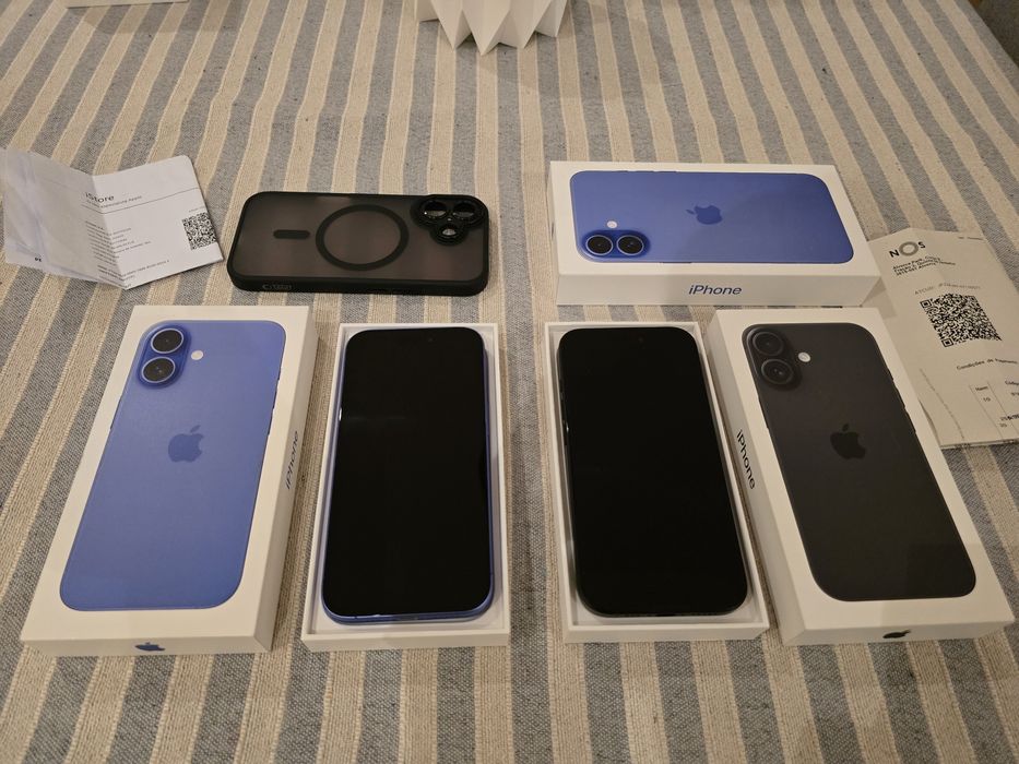 iPhone 16 Plus 256GB, 128GB e 16e c/NOVO. Troca/retoma.Fatura,garantia