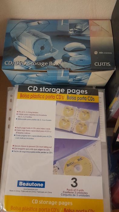 Antiguidades - CD, DVD, Disquetes, e arquivadores