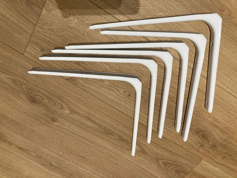 Wspornik metalowy Form Alchimy 250 x 300 mm biały 6szt. 40kg