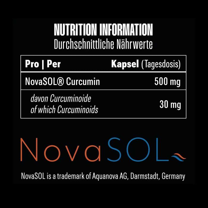 curcuma Novasol Curcumin  185 vezes melhor do que a curcumina convencional